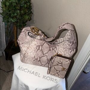 Python Snake Print Ladies Michael Kors Bag